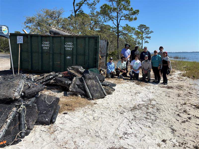 Alligator Harbor cleanup image