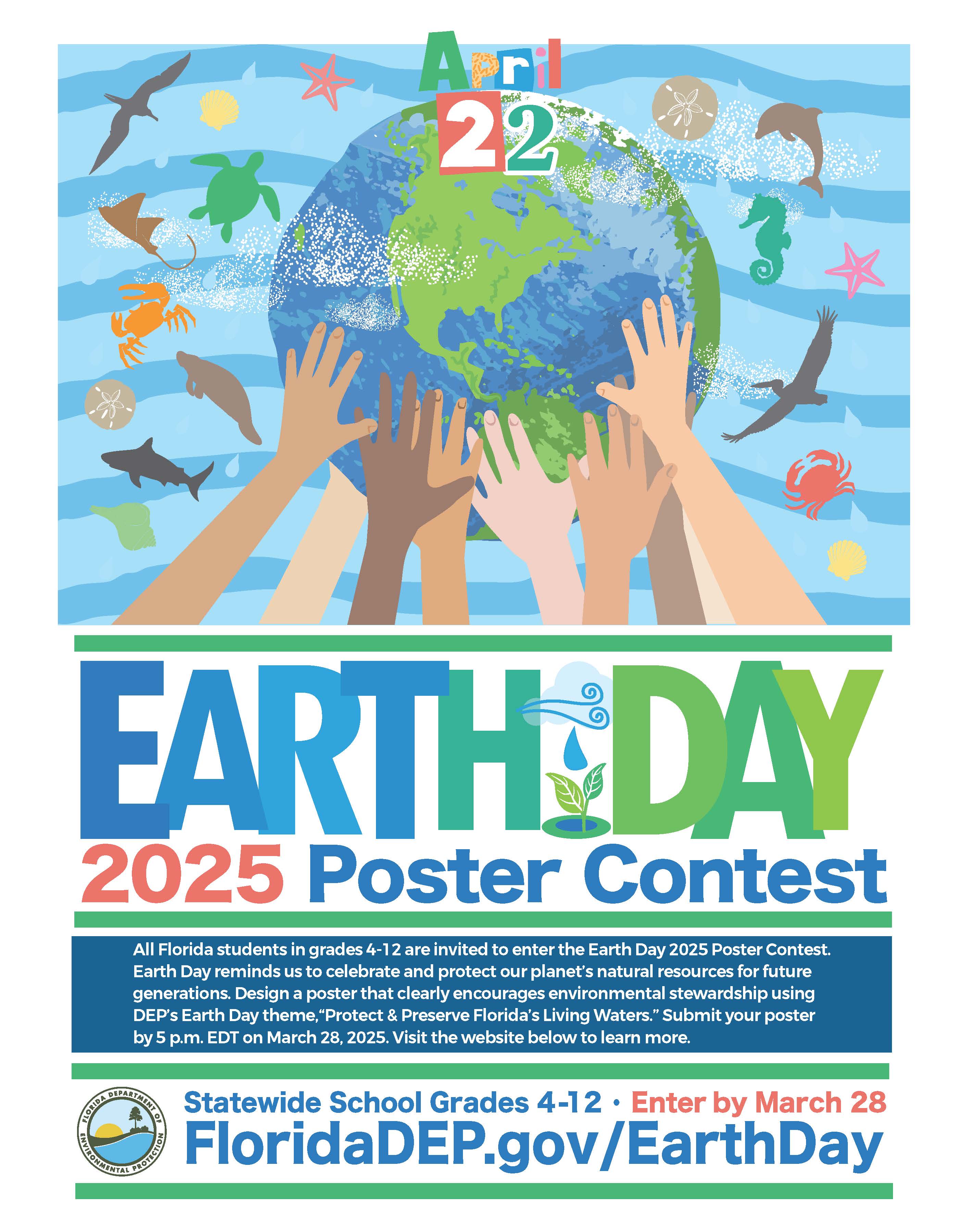 Earth Day 2025 Poster Contest Earth Day 2025 Poster Contest Flyer