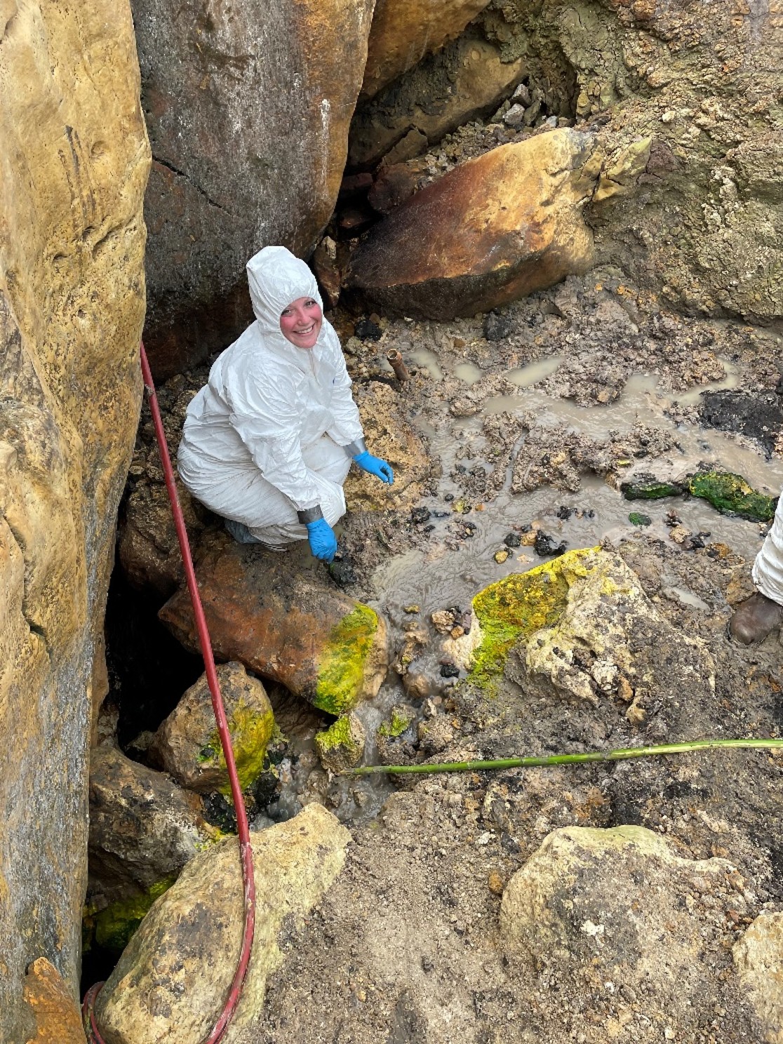 M Lupo injecting dye