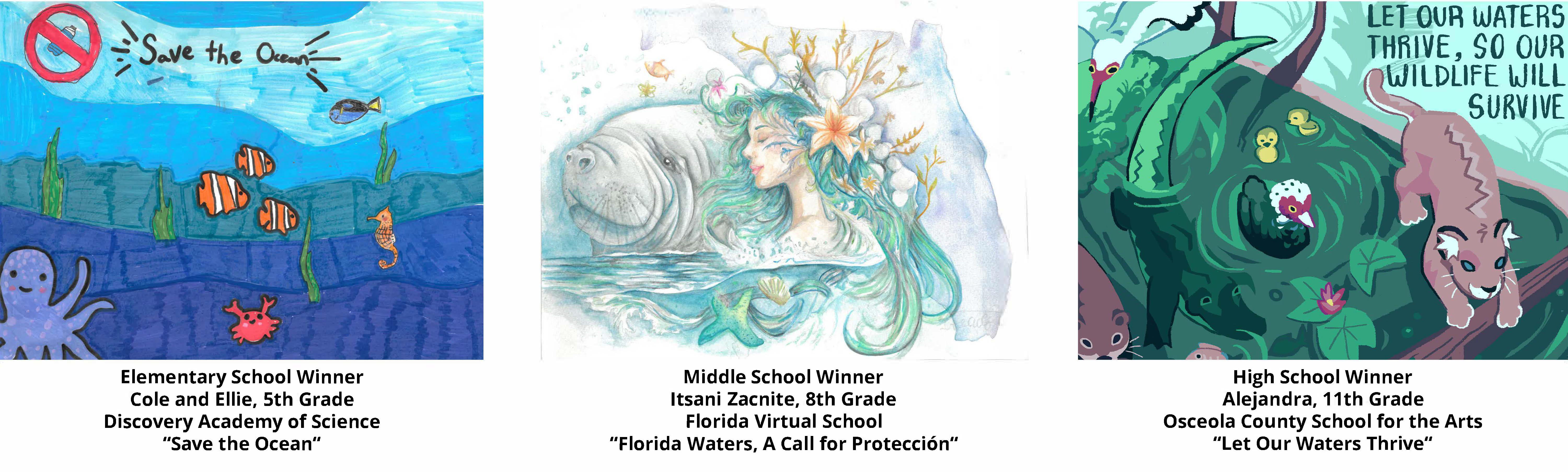 Earth Day 2025 Poster Contest State Wide Winners