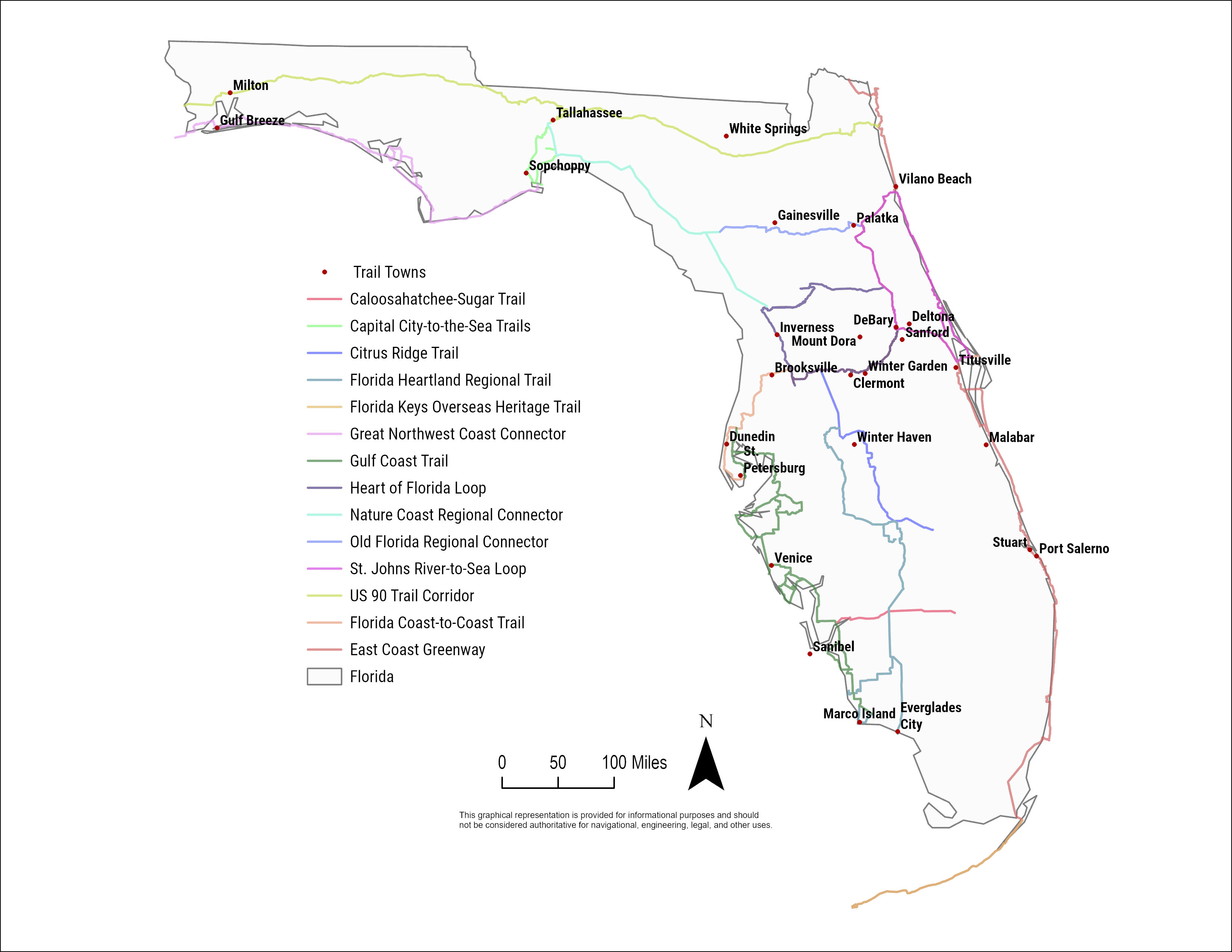 Trail Towns Map 20260828