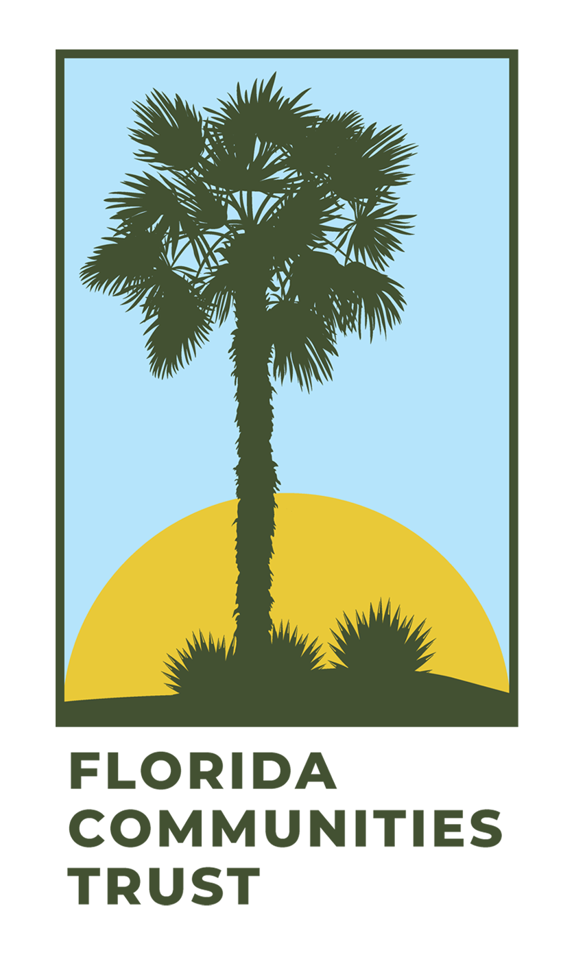 Florida Communities Trust Recognition Sign Graphic File Vertical Color Full Title