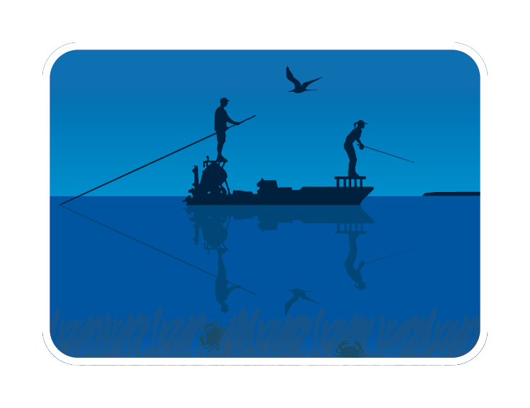 Longboat scene graphic