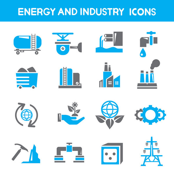 Energy and Industry Icons 2