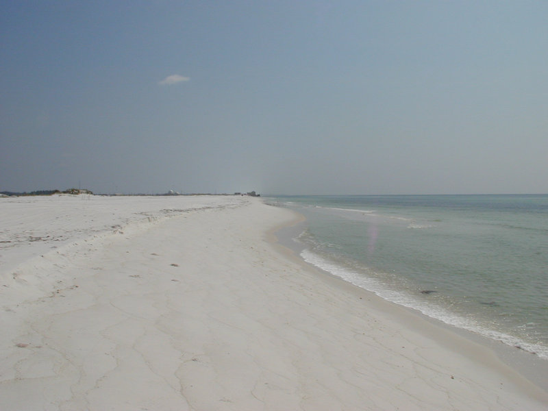 Florida Geological Survey Beach photo in Okaloosa County, Site 0A-06 in 2006