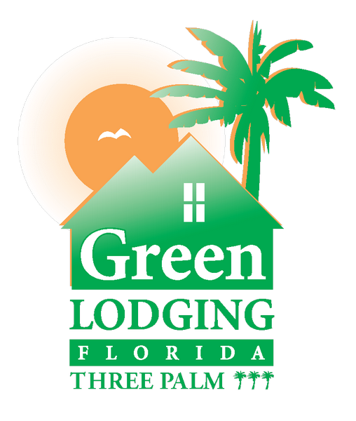 Green Lodging Logo - Three Palm