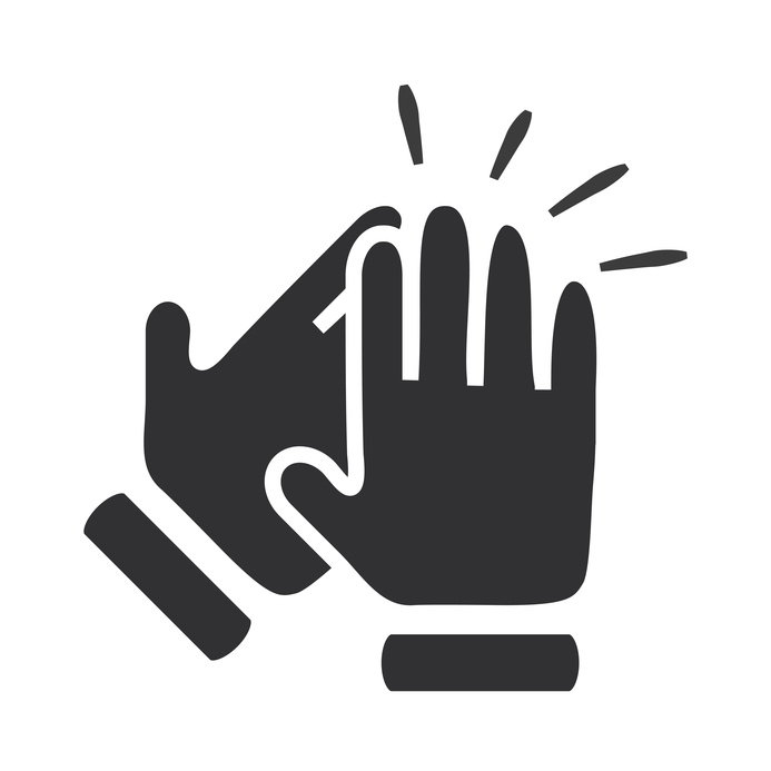 Icon of Hands clapping