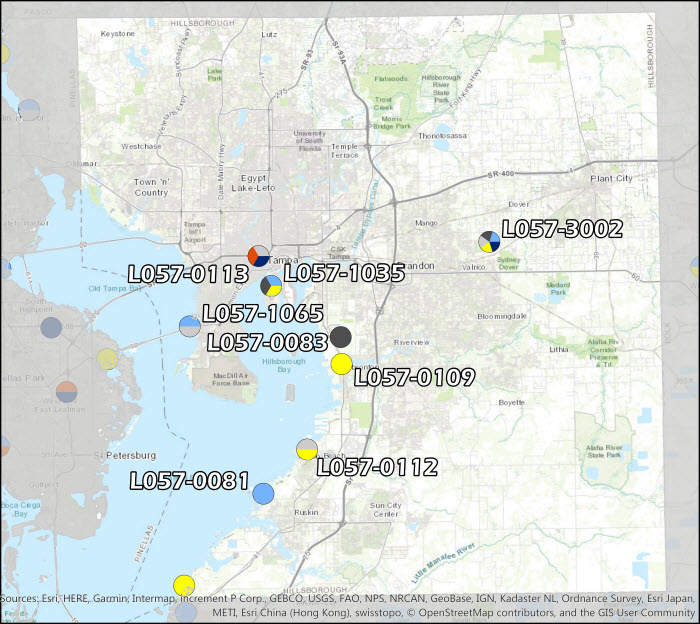 Hillsborough County Air Monitoring Map