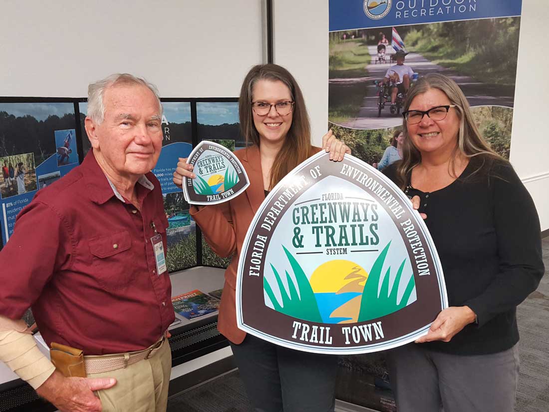 FL Greenways and Trails council  chair and vice chair of the council and the Winter Garden representative