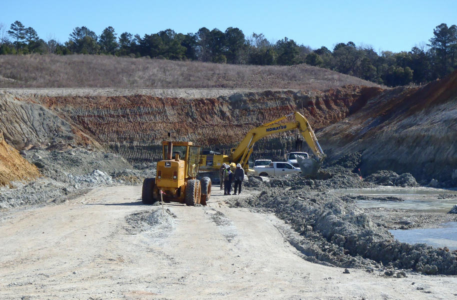 Fuller’s earth mining at Little River Mine