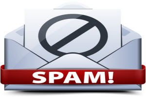 Mail Envelope with SPAM label