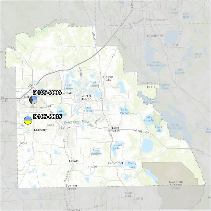 Polk County Air Monitoring Map