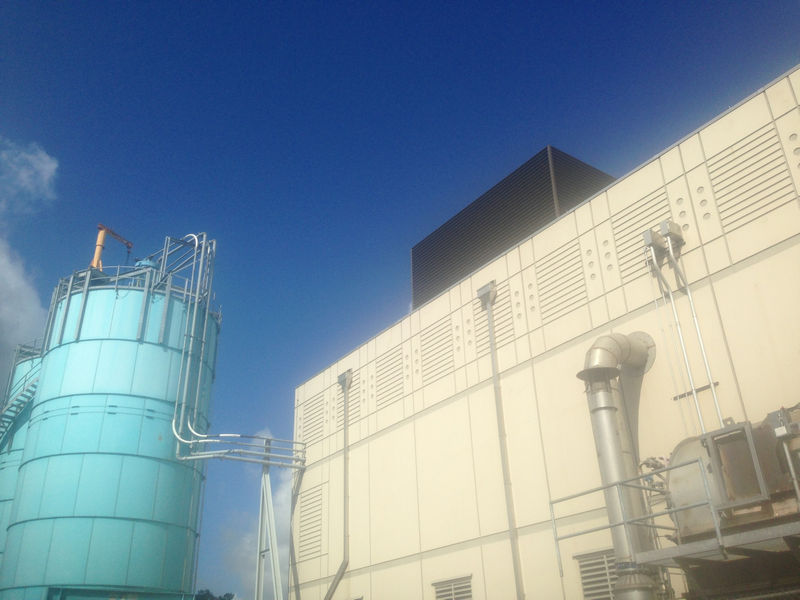 view of Palm Beach County Resource Recovery Facility bio-solids processing plant