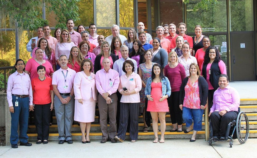 Division of Water Restoration Assistance Group Photo for Breast Cancer Awareness Month October 2016
