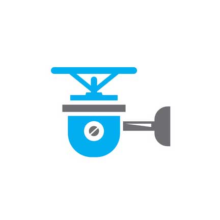 Water valve icon Water valve icon