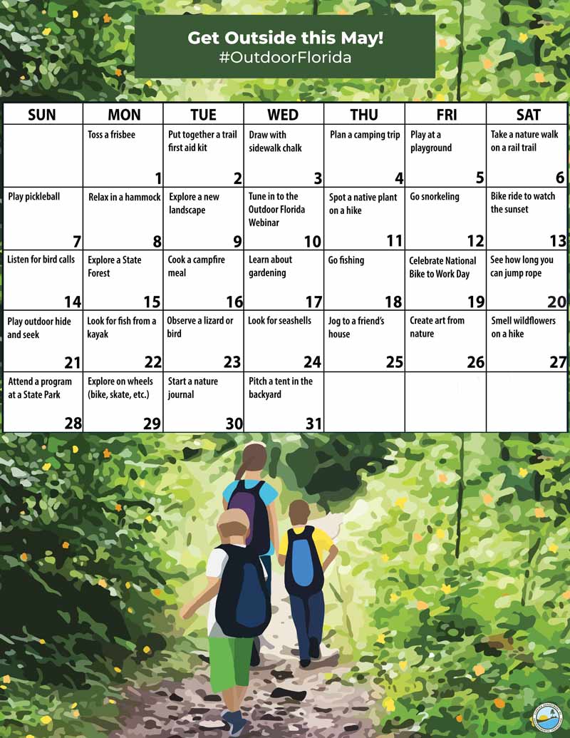 May 2023 activity month calendar