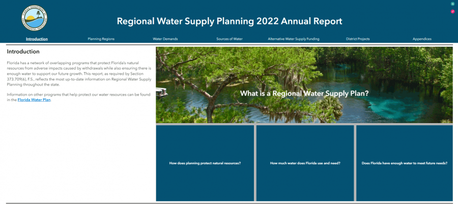 Regional Water Supply Planning 2022 Annual Report