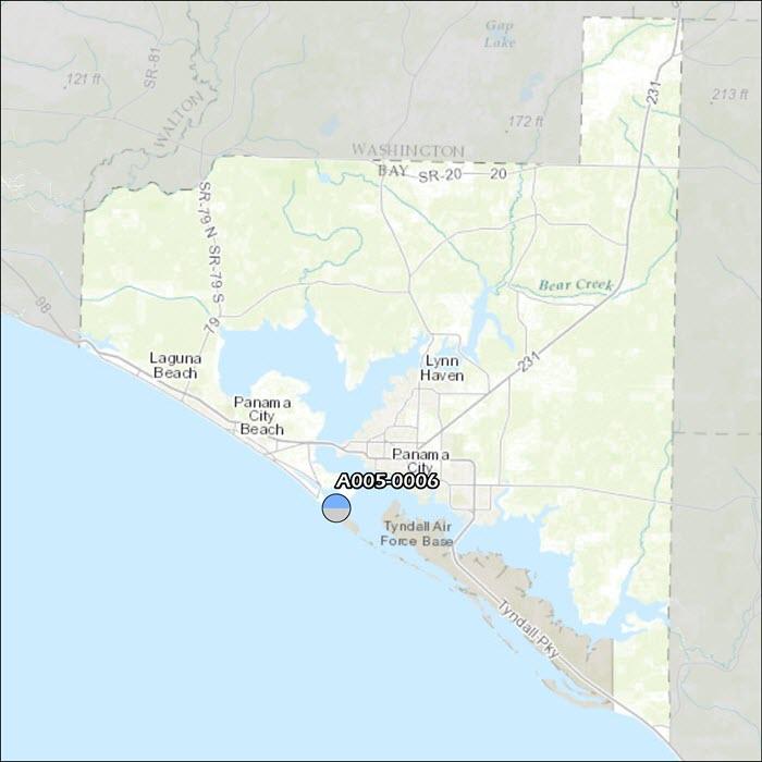 Bay County Air Monitoring Map