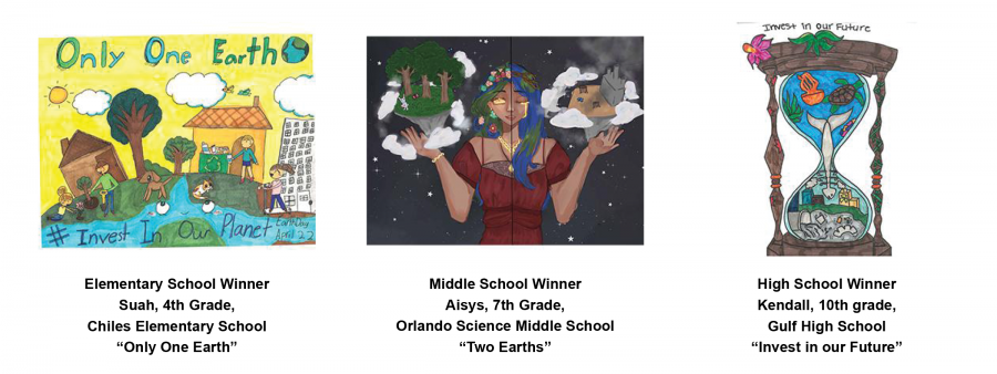 EARTH DAY 2023 Poster Contest Winners