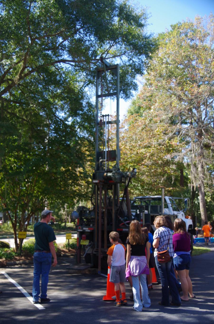 Florida Geological Survey Open House Drill Rig 2015