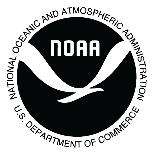 NOAA black and white official logo