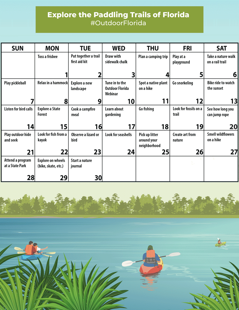 April 2024 activity month calendar