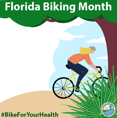 Florida biking month frame