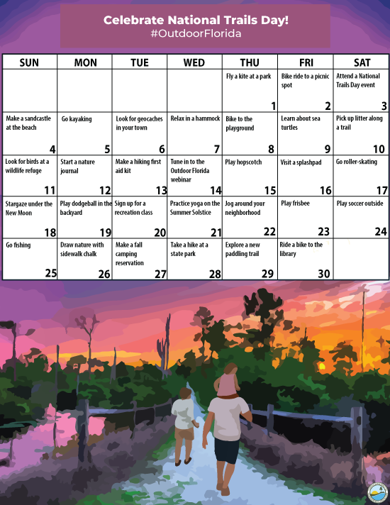 June 2023 activity month calendar