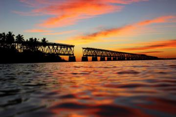Bahia Honda State Park - Sunset over the bridge