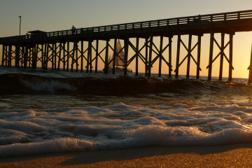 Image of a bridge within St. Andrews State Park