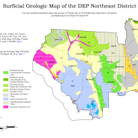 Surficial geologic map of the DEP Northeast District