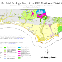 Surficial geologic map of the DEP Northwest District