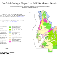 Surficial geologic map of the DEP South District