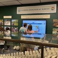 FGS staff identify rocks for open house attendees