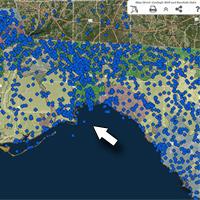 Florida Geological Survey Map Direct Interactive Screenshot