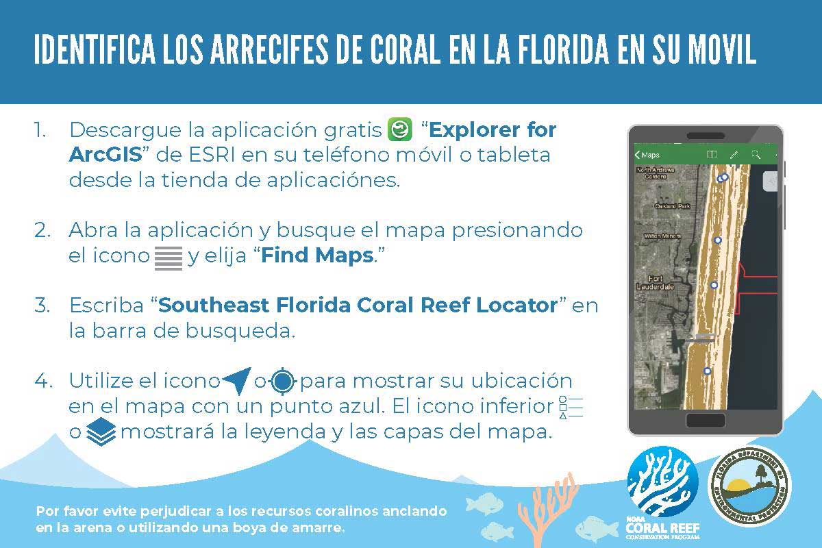  Southeast Florida Coral Reef Locator App Directions 2019-08-21 Spanish