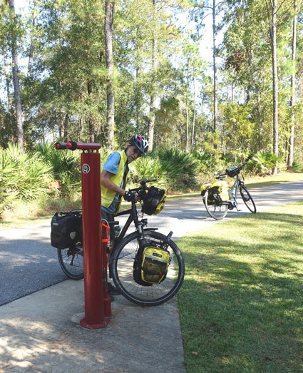 Bicycle repair station in Deltona by Donald Morgan, OGT