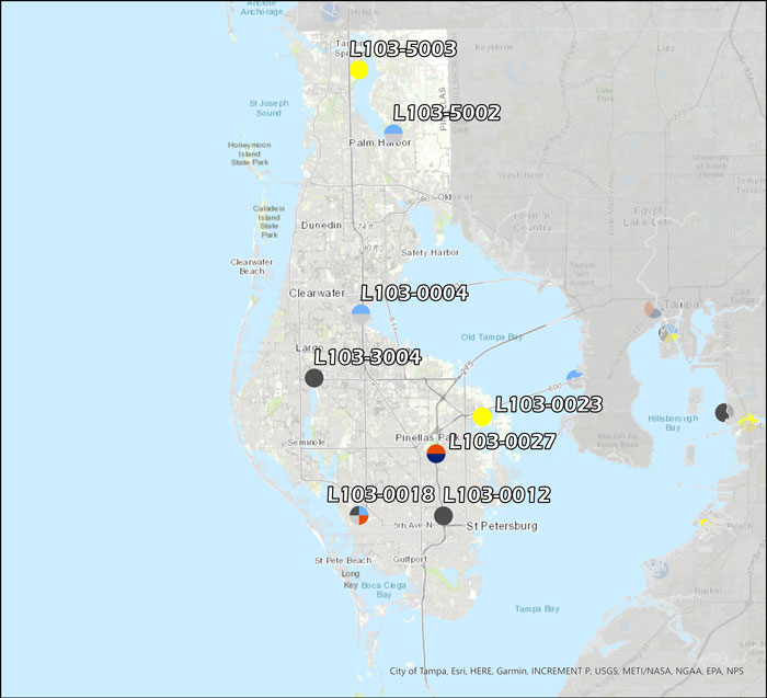 Ambient Air Monitoring Sites in Pinellas County