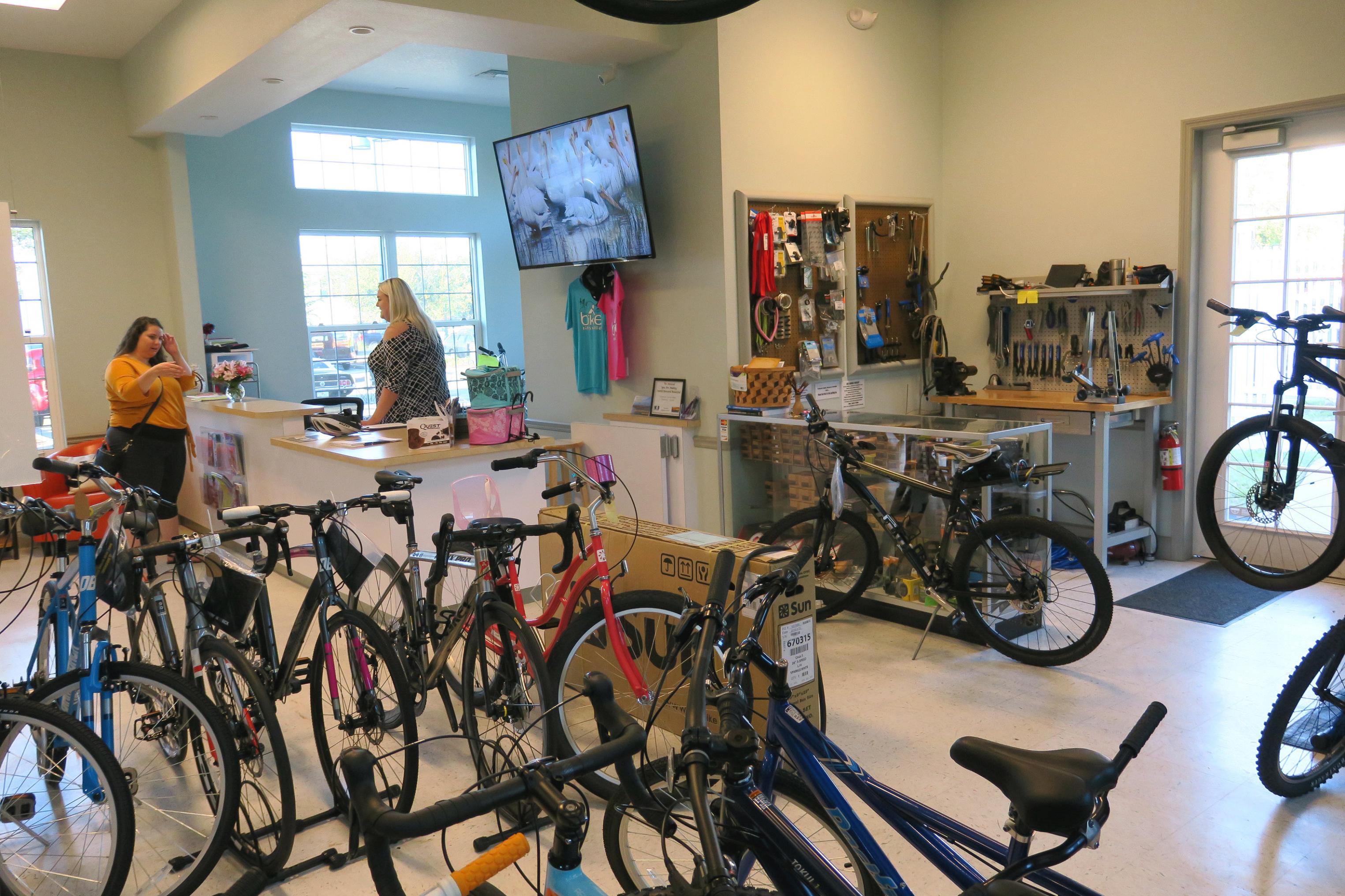 Titusville Welcome Center with bike shop inside, by Doug Alderson, OGT