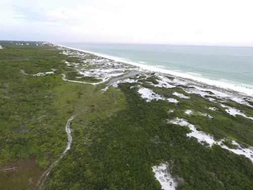Topsail Hill Preserve State Park aerial view