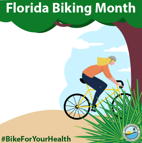 Florida biking month frame