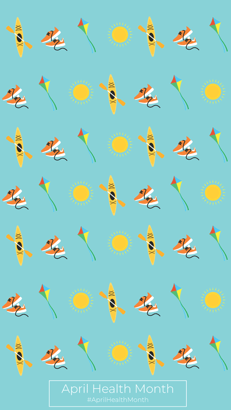 iPhone background April