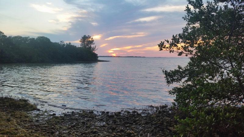 Sunset at Island Cove, Pinellas County Aquatic Preserve